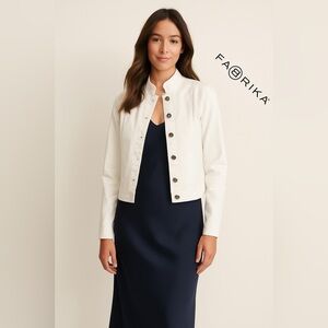 🛍️SALE🛍️ FABRIKA Stand Collar Long Sleeve Jacket